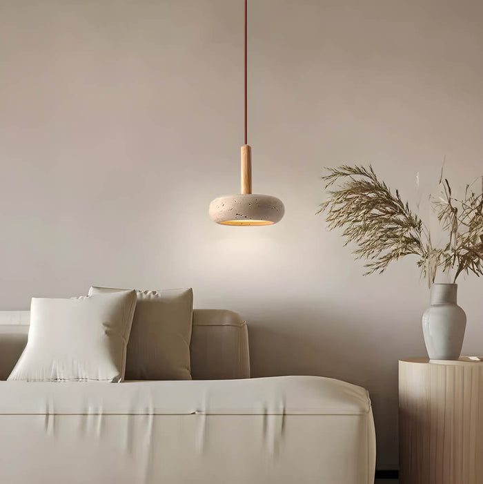 Hängelampe im Wabi-Sabi-Stil-Leuchtezauber