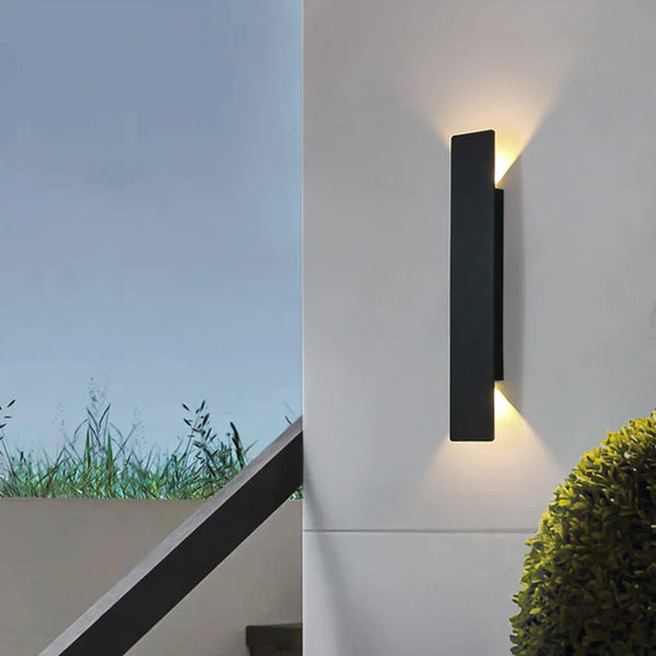 Triglow – Wasserdichte moderne LED-Wandleuchte für den Außenbereich-Leuchtezauber