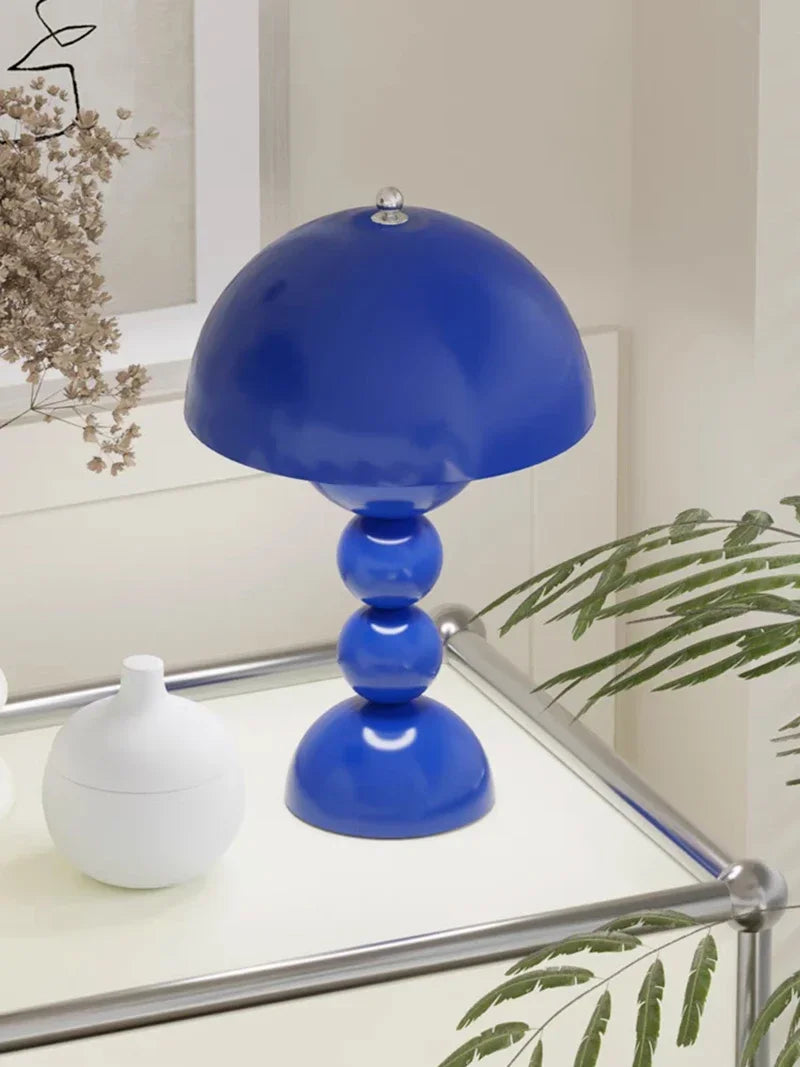 Nordic Flower LED Table Lamp – USB Dimmable Bedside Light | Decorative Floral Desk Lamp | Modern Ambient Lighting