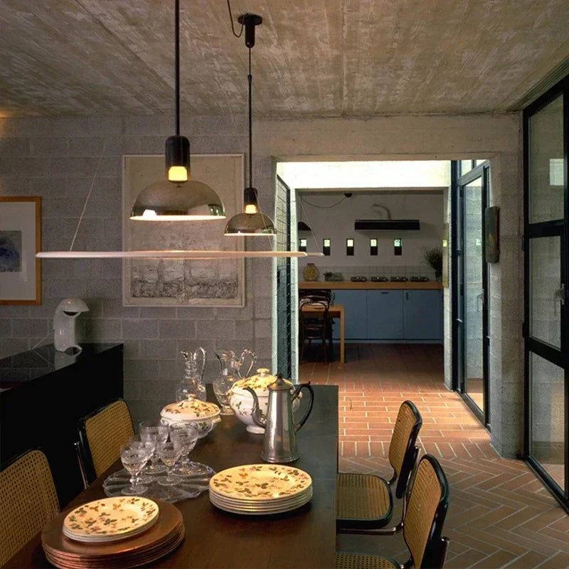 Modern Designer Pendant Light – Minimalist E27 Ceiling Lamp | Contemporary Dining & Bar Lighting | Luxury Interior Statement