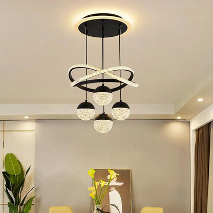 LumaCrest LED Pendelleuchte – Modernes Art Deco-Design für Esszimmer und Wohnzimmer-Leuchtezauber