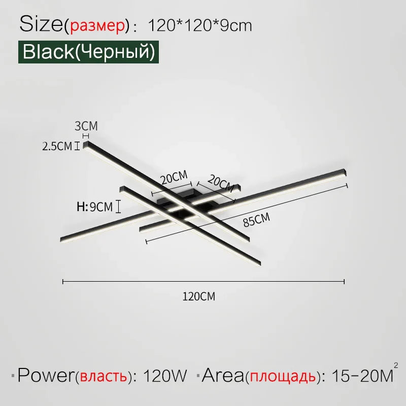 Scandinavian LED Ceiling Light – Modern Minimalist Ceiling Lamp | Energy-Efficient Flush Mount | Elegant Home Lighting