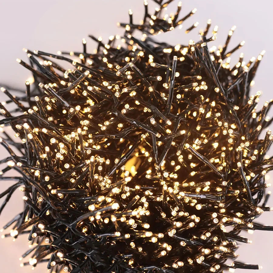 LumiBurst Cluster LED String Lights – Waterproof Firework-Style Christmas Lights | Indoor & Outdoor Decorative Lighting