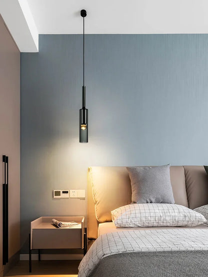 Obsidian Orb Pendant Light – Minimalist Glass Ceiling Lamp | Nordic LED Hanging Light for Contemporary Interiors