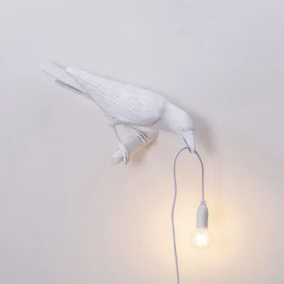 Lucky Bird Resin Table Lamp – Modern LED Decorative Table Light | Contemporary Bedroom & Living Room Lamp | Designer Home Décor