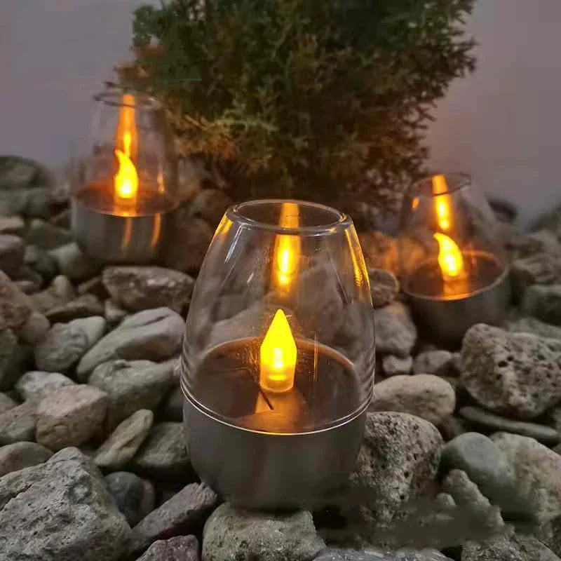 LumiVibe Solar LED Kerze-Leuchtezauber