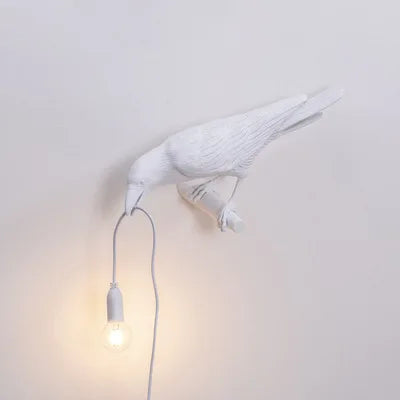 Lucky Bird Resin Table Lamp – Modern LED Decorative Table Light | Contemporary Bedroom & Living Room Lamp | Designer Home Décor
