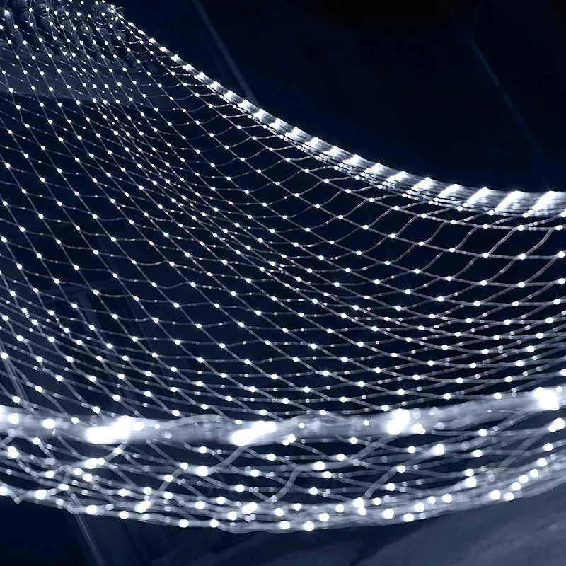 LED Net Christmas Lights – 6 x 4M & 3 x 3M Curtain Lighting for Windows, Gardens, Weddings & Festive Decorations