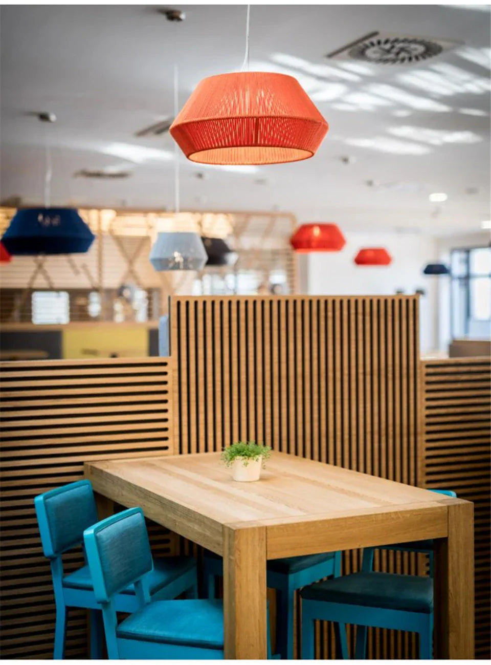 Wabi Sabi Rattan Pendant Light – Handwoven Bamboo Ceiling Lamp | Dimmable Natural Lighting | Artisan Japanese-Inspired Design