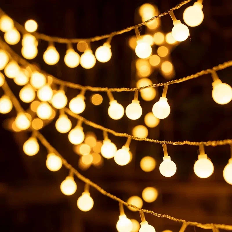 USB/Battery LED Globe String Lights – Decorative Indoor & Outdoor Lights for Christmas, Weddings, Gardens & Parties