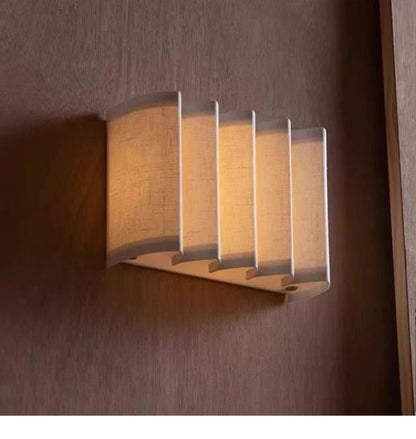 Kasumi Fabric Wall Light – Wabi-Sabi Wall Lamp | Japanese Minimalist Lighting for Calm Modern Interiors