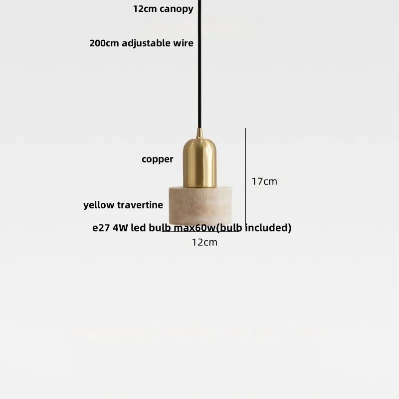 Bulgari Stone Pendant Light – Wabi-Sabi Marble Ceiling Lamp | Luxury Ambient Lighting | Contemporary Interior Statement