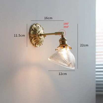 Frosted Glass LED Wall Light with Copper Finish – Modern Luxury Wall Sconce | Elegant Ambient Lighting
