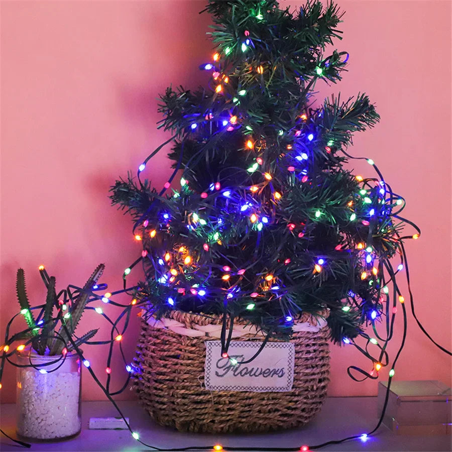 GLOWLINE LED String Lights – Waterproof Decorative Fairy Lights | 8 Lighting Modes | Indoor & Outdoor Celebration Lighting