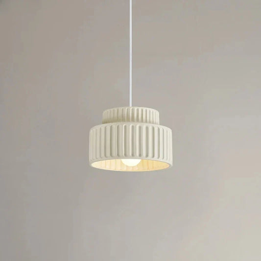 Veloura Resin Pendant Light – Nordic LED Ceiling Lamp | Minimalist Japandi Lighting for Modern Interiors
