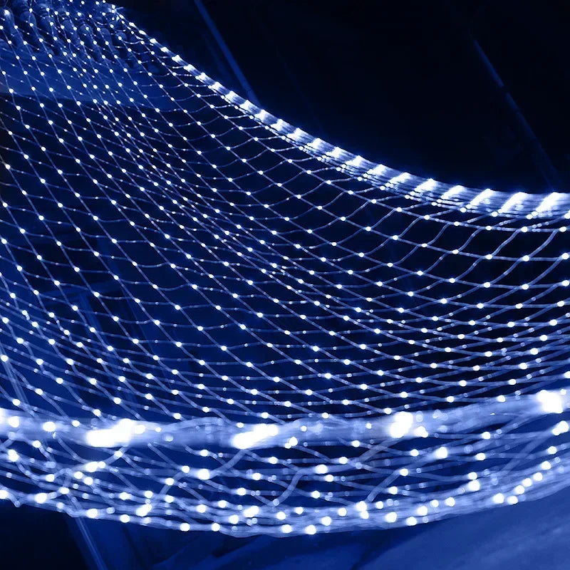 LED Net Christmas Lights – 6 x 4M & 3 x 3M Curtain Lighting for Windows, Gardens, Weddings & Festive Decorations