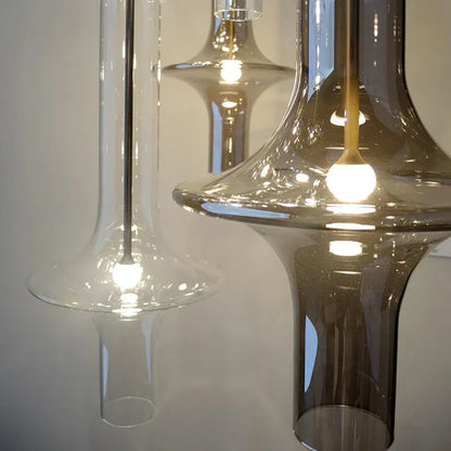 Aureline Glass Pendant Light – Luxury Nordic LED Hanging Lamp | Modern Designer Lighting for Elegant Interiors