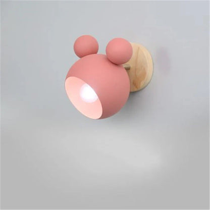Nordic Mickey Wandlamp – Designlamp voor Slaapkamer, Hal & Kinderkamer-Leuchtezauber