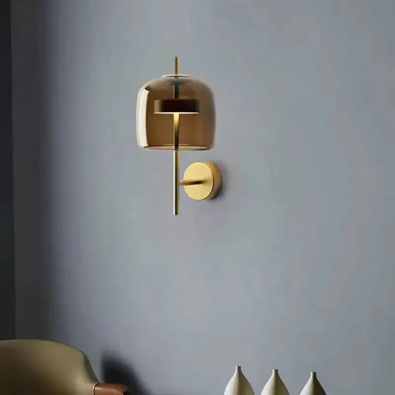 Veralis Wall Light – Nordic Glass LED Wall Lamp | Minimalist Ambient Lighting for Modern Interiors
