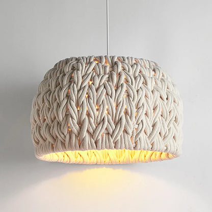 Hikari Woven Pendant Light – Japandi Rattan Ceiling Lamp | Handcrafted Natural Hanging Light for Modern Interiors