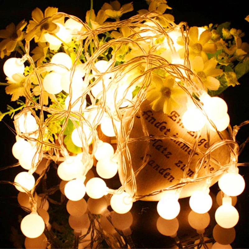 USB/Battery LED Globe String Lights – Decorative Indoor & Outdoor Lights for Christmas, Weddings, Gardens & Parties