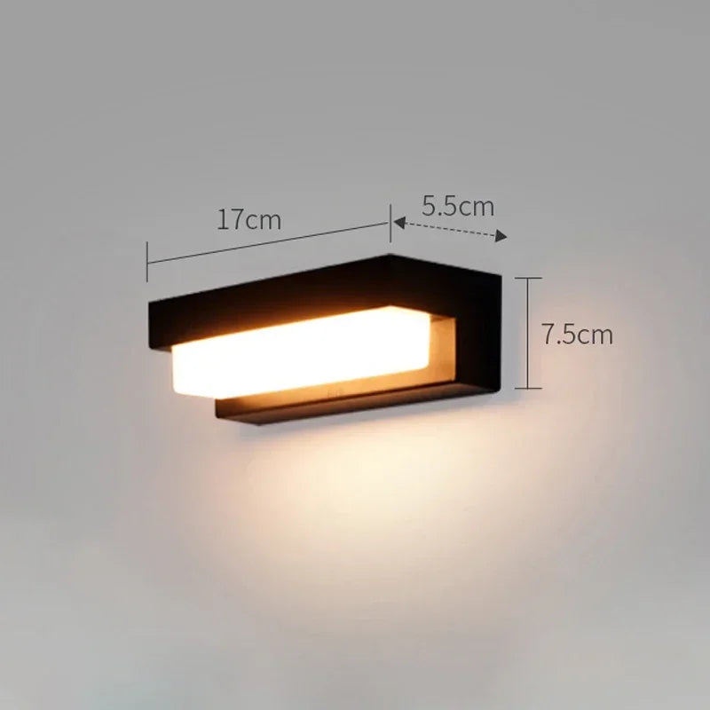Outdoor Solar LED Wall Light – Waterproof Garden Wall Lamp | IP65 Security & Decorative Lighting | Energy-Efficient Exterior Light