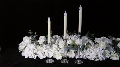 LumenAcry Acryl-Kerzenhalter Set (3-teilig)-Leuchtezauber