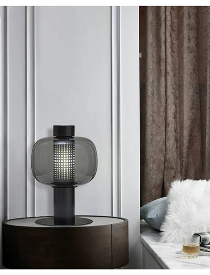 BonboriGlow Nordische Glas-Stehlampe-Leuchtezauber