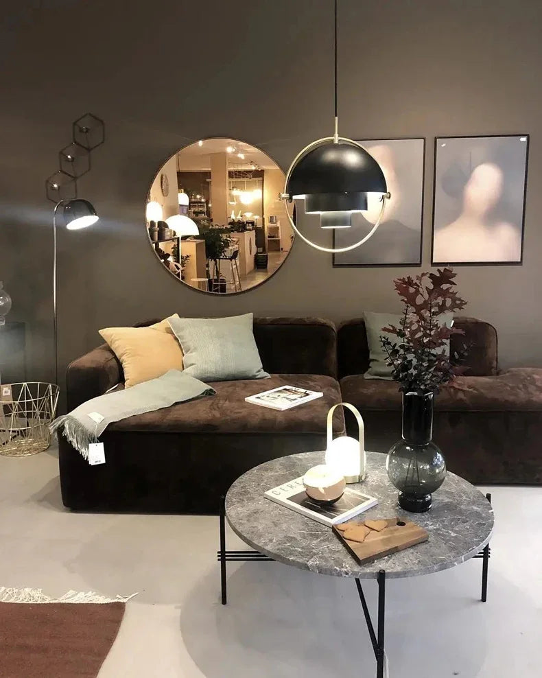 Sculptural Globe LED Pendant Light – Scandinavian Designer Ceiling Lamp | Dimmable Ambient Lighting | Contemporary Statement Chandelier