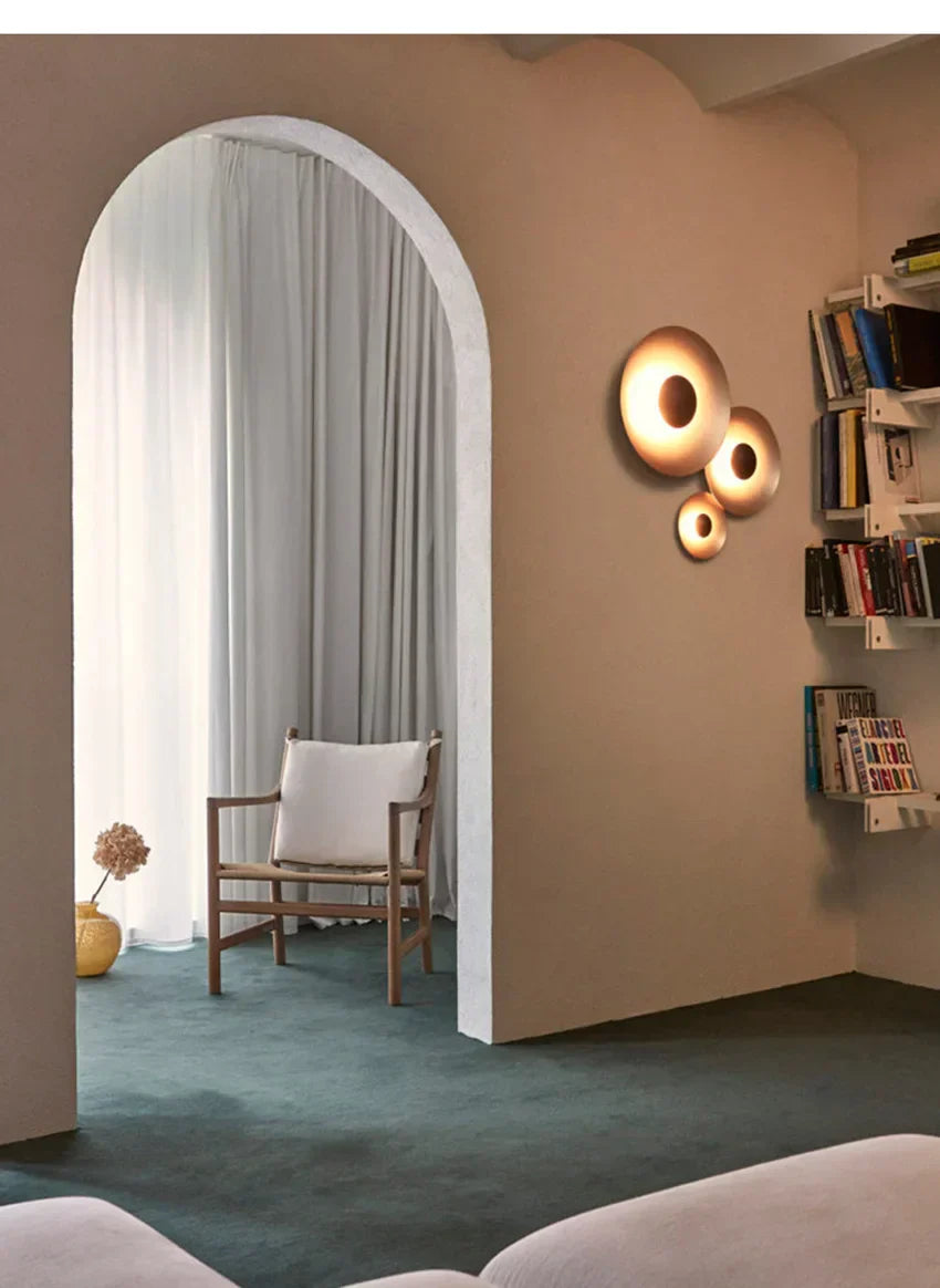 Skovra Halo Wall Light – Scandinavian LED Wall Lamp | Modern Up & Down Ambient Lighting
