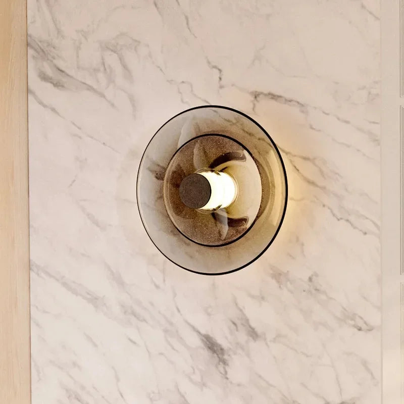 Eloria Glass Wall Light – Nordic LED Wall Lamp | Modern Ambient Lighting for Sophisticated Interiors