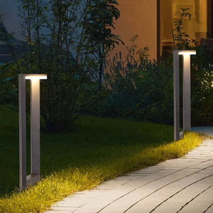 LumiPillar Aluminium LED Gartenleuchte-Leuchtezauber
