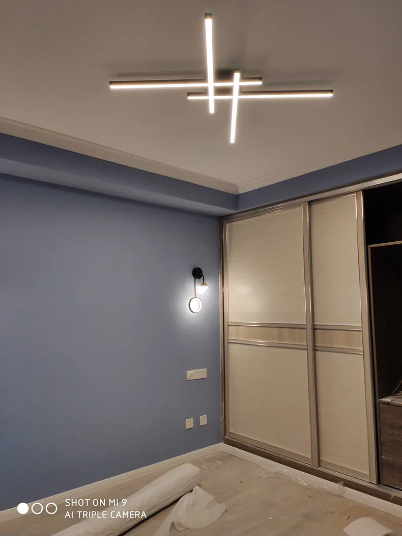 Scandinavian LED Ceiling Light – Modern Minimalist Ceiling Lamp | Energy-Efficient Flush Mount | Elegant Home Lighting