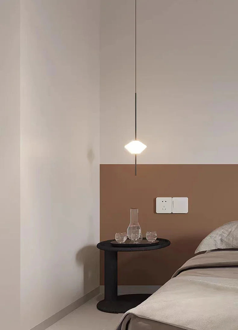 Modern Glass Globe Pendant Light – Elegant LED Ceiling Light | Adjustable Hanging Lamp | Contemporary Home Lighting