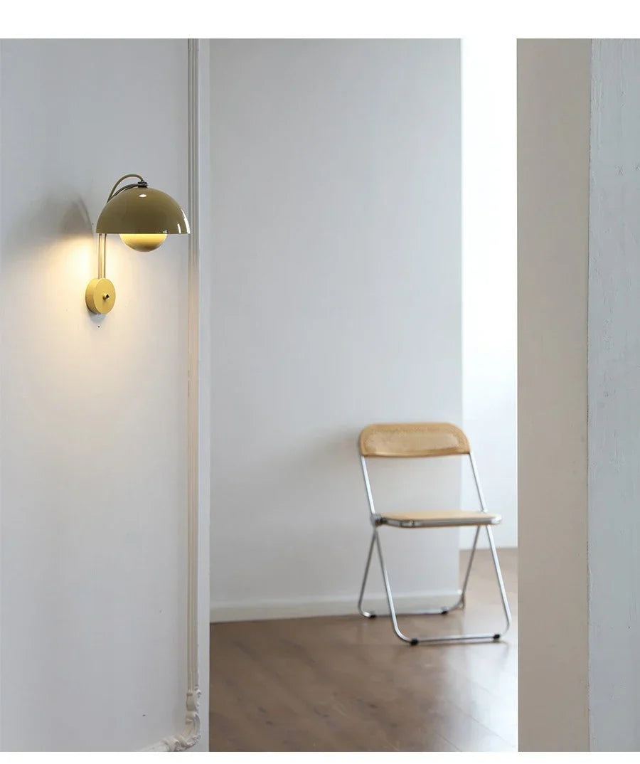 Nordic Bud LED Wall Light – Contemporary E27 Wall Lamp | Soft Ambient Lighting | Modern Interior Accent