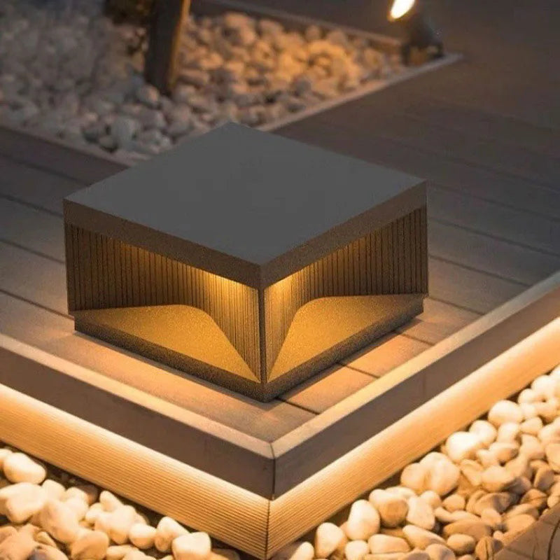 LuxoBox LED Garten-Pfeilerleuchte-Leuchtezauber