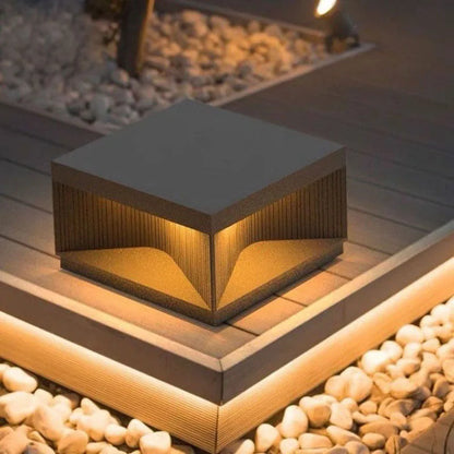 LuxoBox LED Garten-Pfeilerleuchte-Leuchtezauber