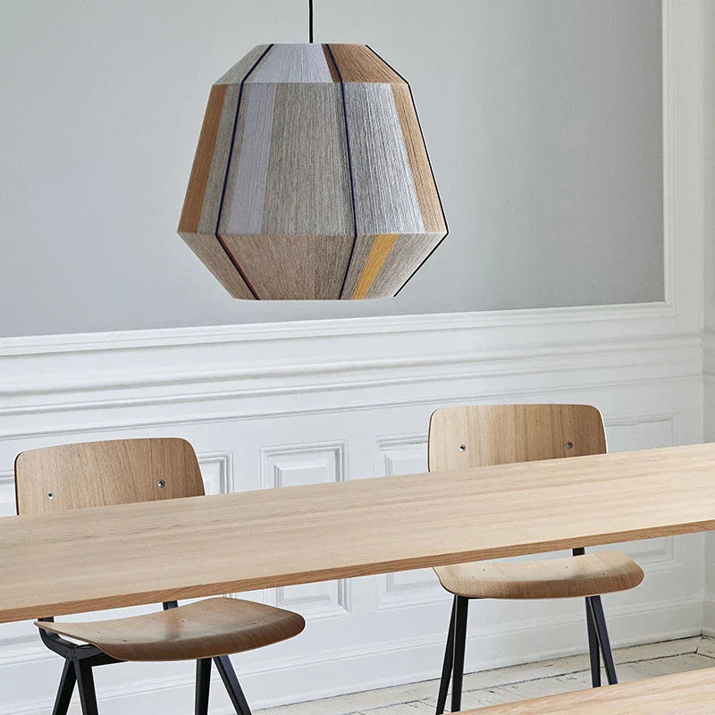 Wabi Sabi Rattan Pendant Light – Handwoven Bamboo Ceiling Lamp | Dimmable Natural Lighting | Artisan Japanese-Inspired Design