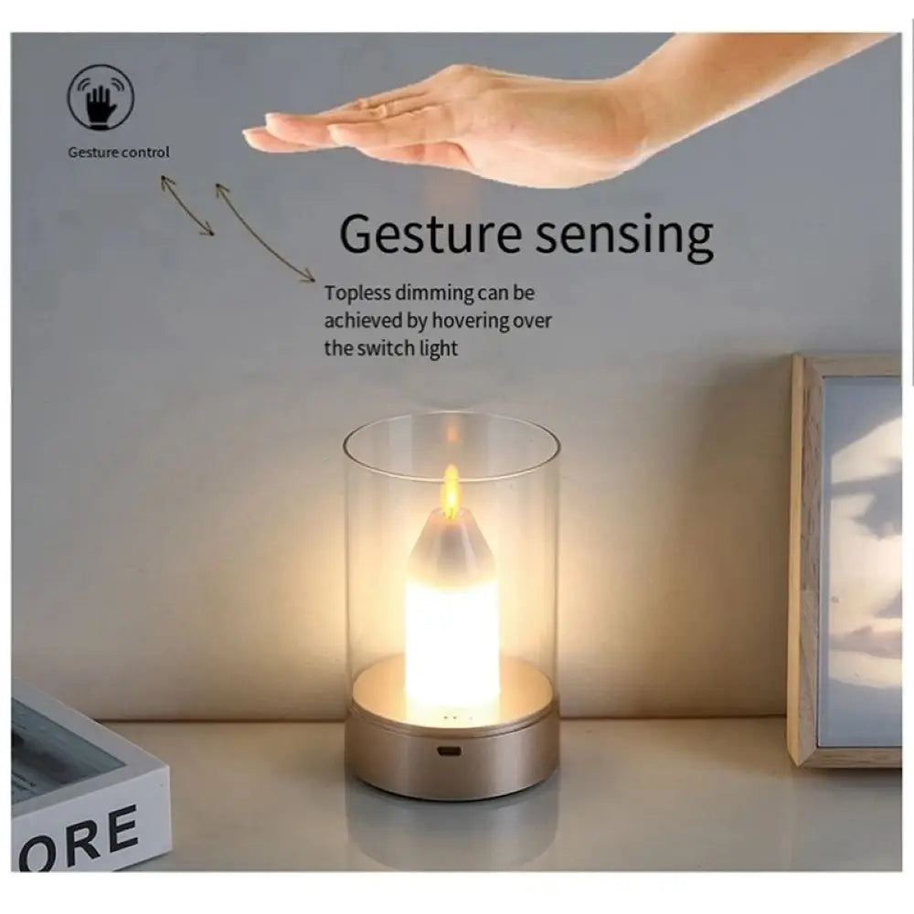 LUMAFLAME Touch LED Kaarslamp-Leuchtezauber