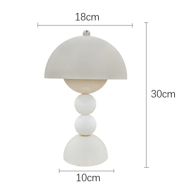 Nordic Flower LED Table Lamp – USB Dimmable Bedside Light | Decorative Floral Desk Lamp | Modern Ambient Lighting