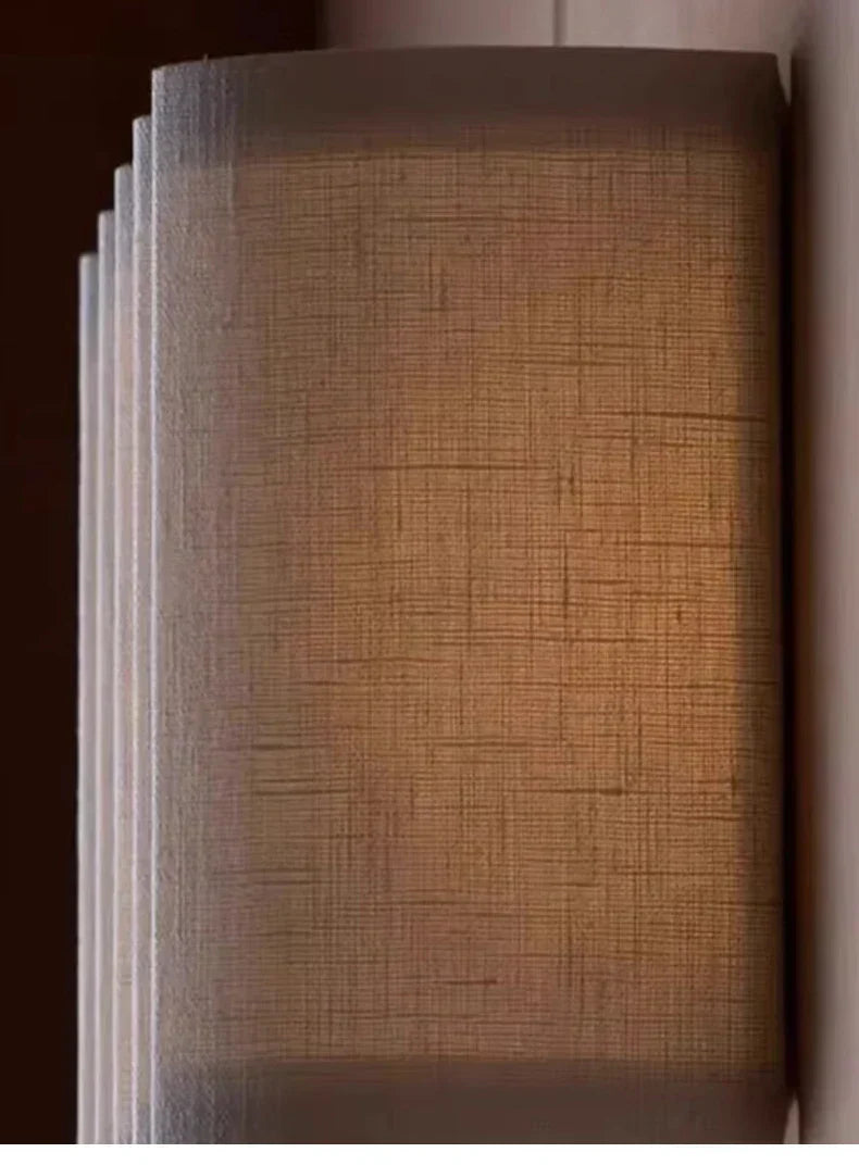 Kasumi Fabric Wall Light – Wabi-Sabi Wall Lamp | Japanese Minimalist Lighting for Calm Modern Interiors