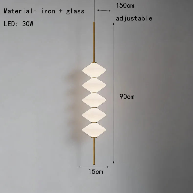 Modern Glass Globe Pendant Light – Elegant LED Ceiling Light | Adjustable Hanging Lamp | Contemporary Home Lighting