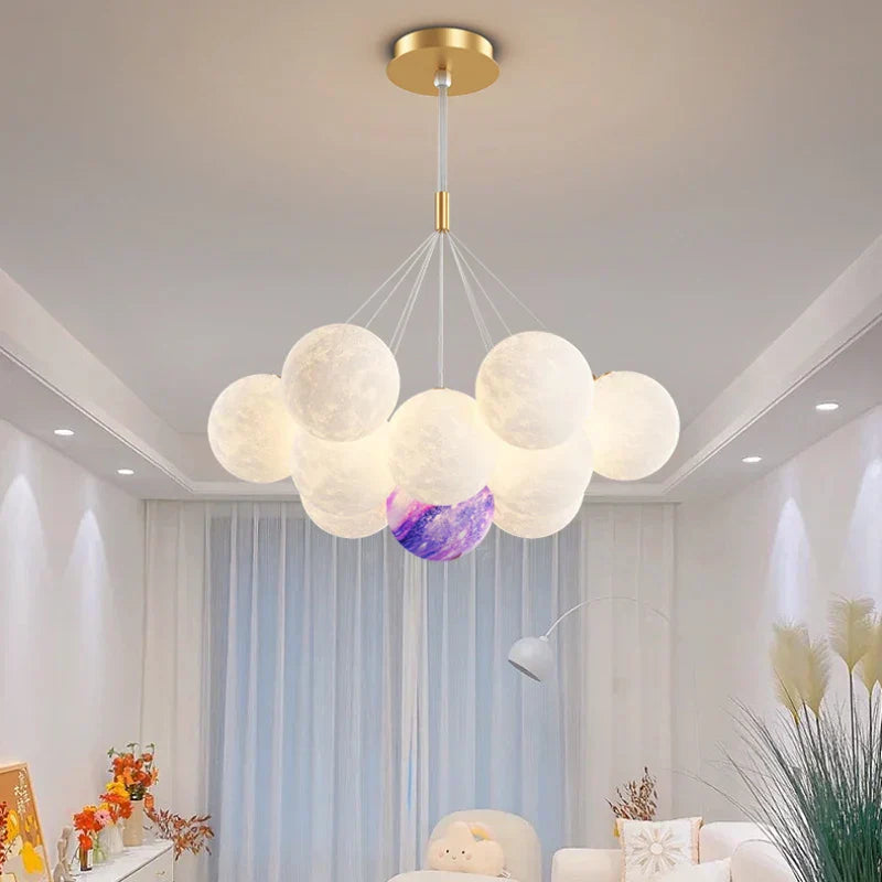 NovaNest Pendant Light – Modern 3D Kids Ceiling Lamp | Creative LED Lighting for Children’s Bedrooms & Contemporary Interiors