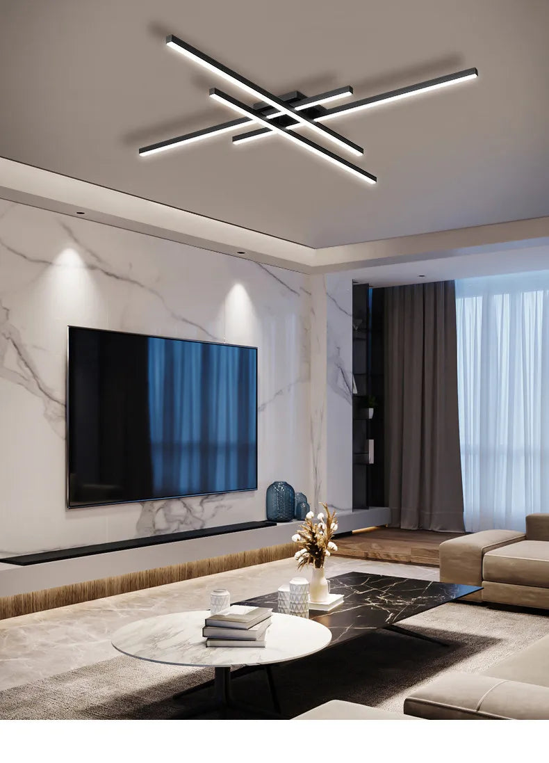 Scandinavian LED Ceiling Light – Modern Minimalist Ceiling Lamp | Energy-Efficient Flush Mount | Elegant Home Lighting