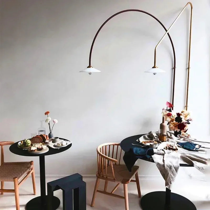 Nordic Designer Industrial Wall Light – Adjustable Long Arm Wall Lamp for Living Rooms, Bedrooms, Restaurants & Hotels