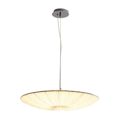 Aethera Ceiling Light – Wabi-Sabi Fabric LED Pendant | Minimalist Floating Disc Lamp for Contemporary Interiors