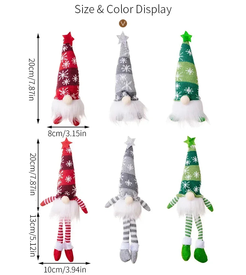 LUMIGNOME LED Christmas Gnome – Illuminated Scandinavian Plush Decoration | Festive Holiday Ornament
