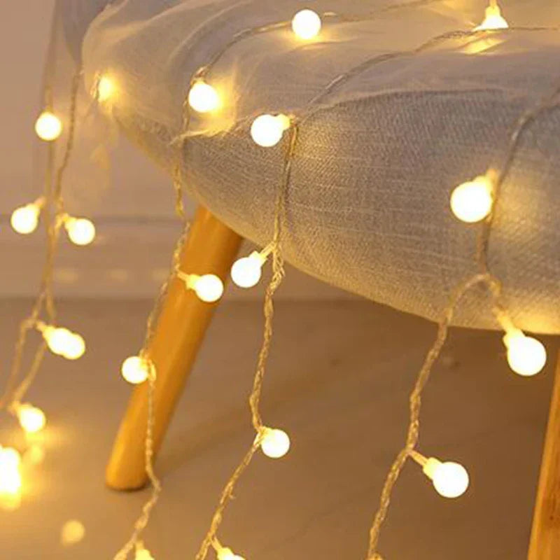 LumiOrb Globe String Lights – 10M LED Fairy Lights | USB & Battery Powered Decorative Lighting