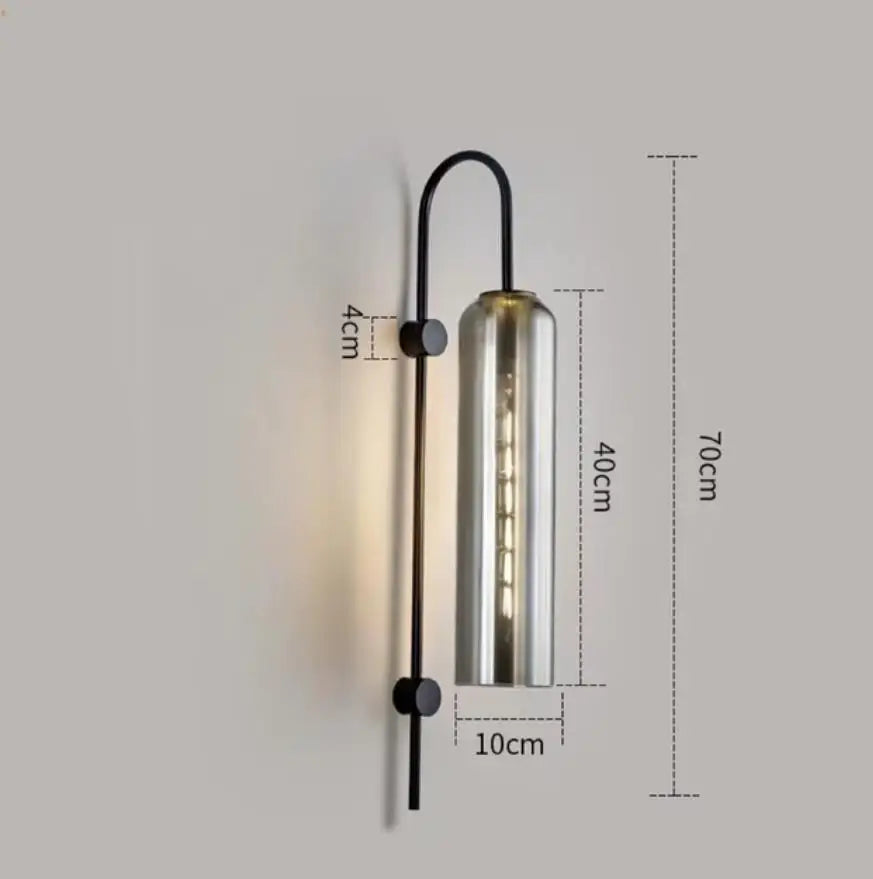 Scandinavian Glass Pendant Light – Modern E27 Ceiling Lamp | Elegant Ambient Lighting | Contemporary Nordic Interior Décor