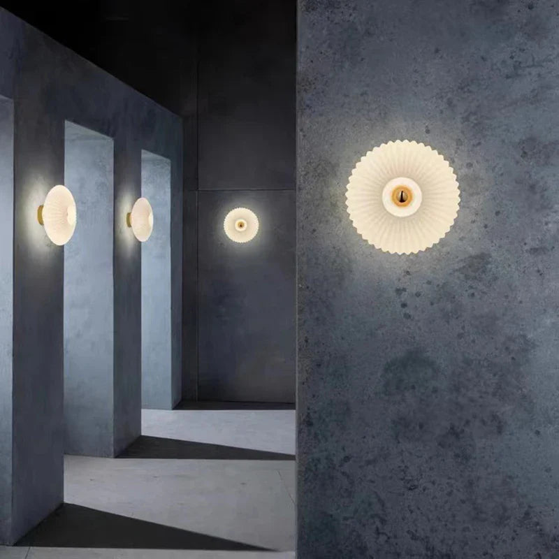 AuraGlas Bauhaus Wall Lamp – Modern Glass Wall Light for Nordic & Hotel-Inspired Interiors